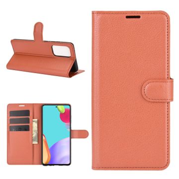 Classic Samsung Galaxy A52 5G flip case - Brown