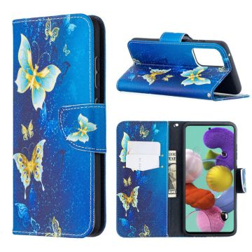 Wonderland Samsung Galaxy A52 5G flip case - Metal Butterflies