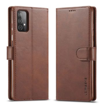 LC.IMEEKE Samsung Galaxy A52 5G Flip Case - Coffee