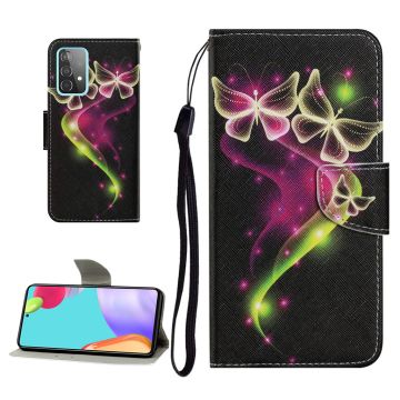 Wonderland Samsung Galaxy A52 5G flip case - Glittery Butterfly