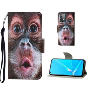 Wonderland Samsung Galaxy A52 5G flip case - Orangutan