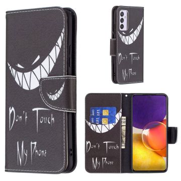 Wonderland Samsung Galaxy A82 5G flip case - Do not Touch My Phone