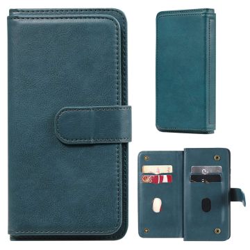 10-slot wallet case for Samsung Galaxy A82 5G - Dark Green