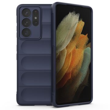 Soft gripformed cover for Samsung Galaxy S21 Ultra 5G - Dark Blue