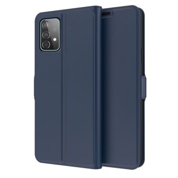 Smooth and thin premium PU leather case for Samsung Galaxy A52s 5G / A52 5G / 4G - Blue