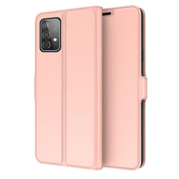 Smooth and thin premium PU leather case for Samsung Galaxy A52s 5G / A52 5G / 4G - Rose Gold