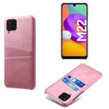 Dual Card case - Samsung Galaxy M22 / M32 / F22 - Champagne Gold