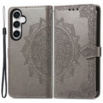 Mandala Samsung Galaxy S23 FE Flip case - Grey