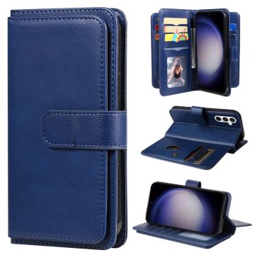10-slot wallet case for Samsung Galaxy S23 FE  - Blue