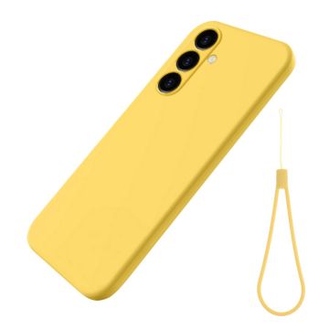 Matte liquid silicone cover for Samsung Galaxy A25 - Yellow