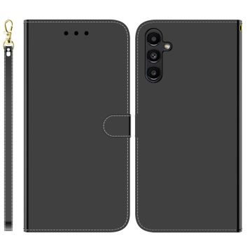Mirror Samsung Galaxy A25 flip case - Black