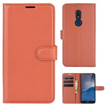 Classic Nokia C3 flip case - Brown