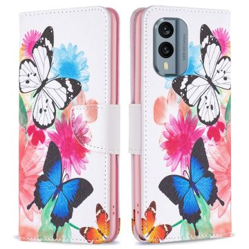 Wonderland Nokia X30 flip case - Two Butterflies