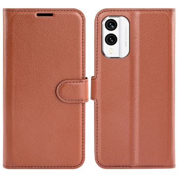 Classic Nokia X30 flip case - Brown