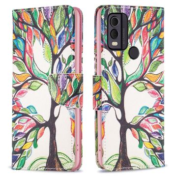 Wonderland Nokia C22 flip case - Life Tree