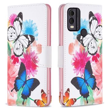 Wonderland Nokia C22 flip case - Two Butterflies