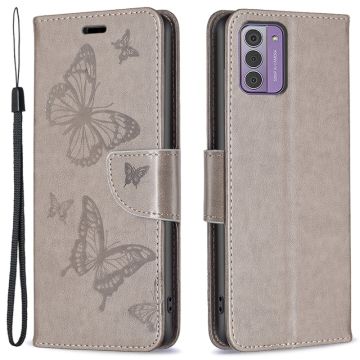 Butterfly Nokia G310 / G42 flip case - Grey