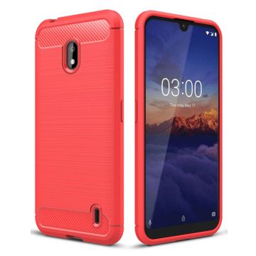 Carbon Flex Nokia 2.2 case - Red