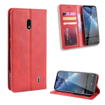 Bofink Vintage Nokia 2.2 leather case - Red