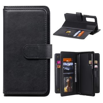 10-slot wallet case for Huawei Y7A / P Smart 2021 - Black