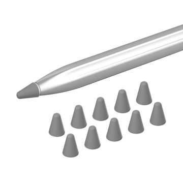 10 Pcs Huawei M-Pencil (2nd) silicone pen tip cover - Grey