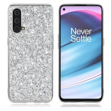 Glitter OnePlus Nord CE 5G case - Silver