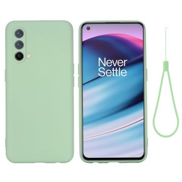 Matte liquid silicone cover for OnePlus Nord CE 5G - Green