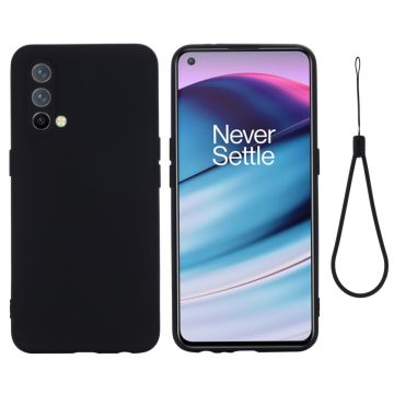 Matte liquid silicone cover for OnePlus Nord CE 5G - Black