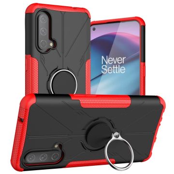 Kickstand cover with magnetic sheet for OnePlus Nord CE 5G - Red