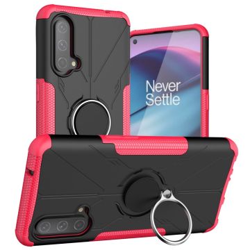 Kickstand cover with magnetic sheet for OnePlus Nord CE 5G - Rose