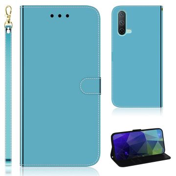 Mirror OnePlus Nord CE 5G flip case - Blue