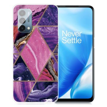 Marble OnePlus Nord N200 5G case - Purple and Rose Marble