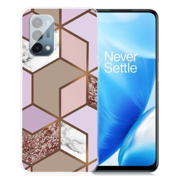 Marble OnePlus Nord N200 5G case - Golden Lush Tile