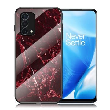 Fantasy Marble OnePlus Nord N200 5G cover - Blood Red Marble