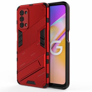 Shockproof hybrid cover with a modern touch for OnePlus Nord N200 5G - Red