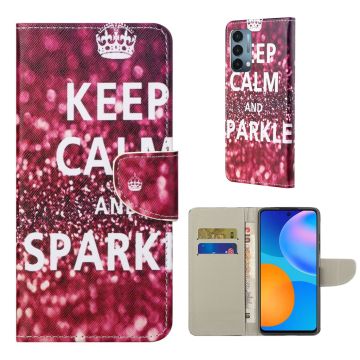 Wonderland OnePlus Nord N200 5G flip case - Keep Calm and Sparkle