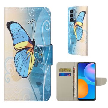 Wonderland OnePlus Nord N200 5G flip case - Blue Butterfly