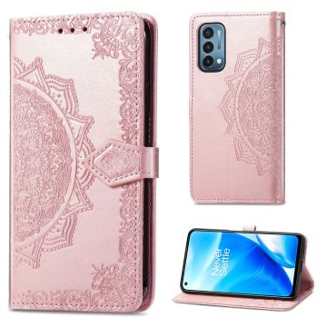 Mandala OnePlus Nord N200 5G Flip case - Rose Gold