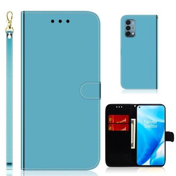 Mirror OnePlus Nord N200 5G flip case - Blue