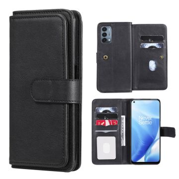 10-slot wallet case for OnePlus Nord N200 5G - Black