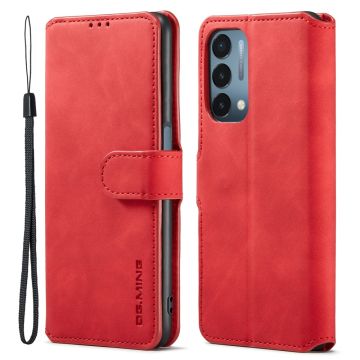 DG.MING OnePlus Nord N200 5G Retro Case - Red