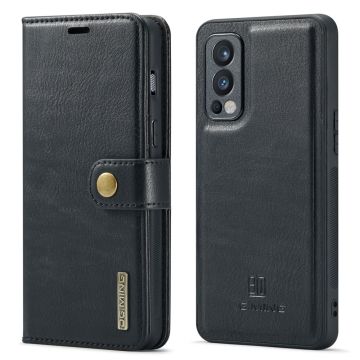 DG.MING OnePlus Nord 2 5G 2-in-1 Wallet Case - Black