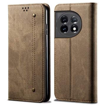 Jeans OnePlus 11 Flip case - Khaki