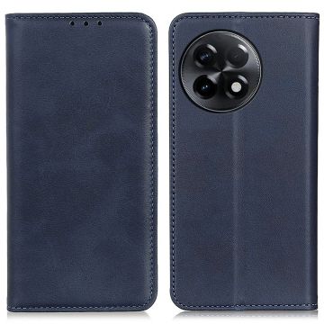 Wallet-style genuine leather flipcase for OnePlus 11R / Ace 2 - Blue