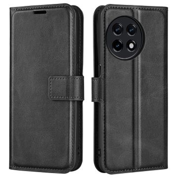 Wallet-style leather case for OnePlus 11R / Ace 2 - Black