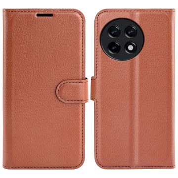 Classic OnePlus 11R / Ace 2 flip case - Brown