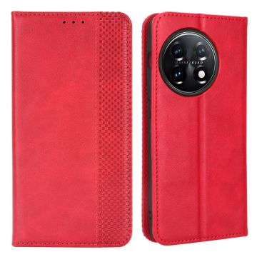 Bofink Vintage OnePlus 11R / Ace 2 leather case - Red