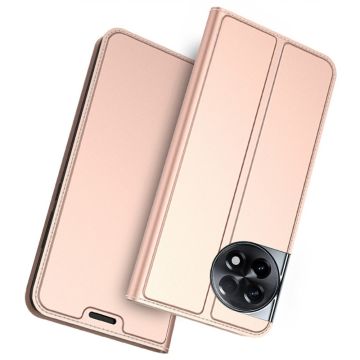 Smooth and thin premium PU leather case for OnePlus Ace 2 5G / 11R 5G - Rose Gold