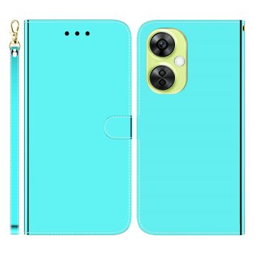 Mirror OnePlus Nord N30 / CE 3 Lite / Oppo K11x flip case - Cyan