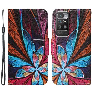 Wonderland Xiaomi Redmi 10 Prime / Redmi 10 flip case - Colorful Flower